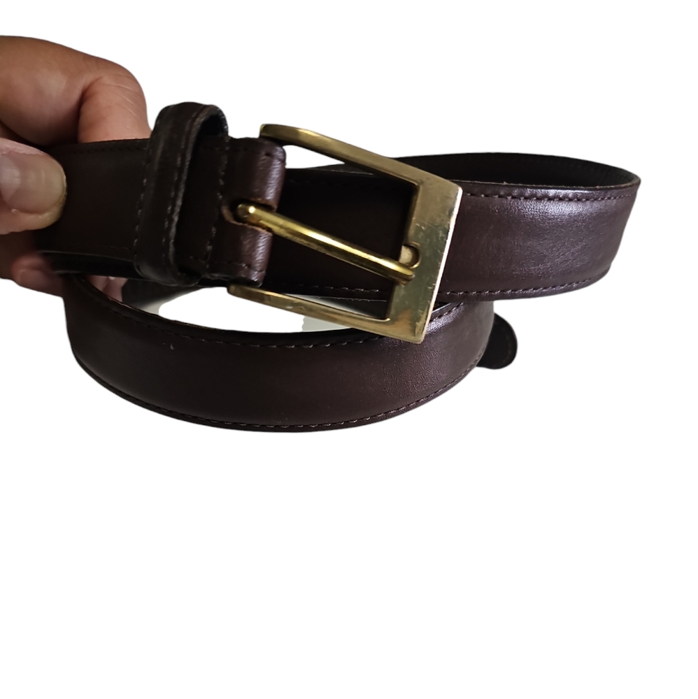Dooney & Bourke brown leather belt